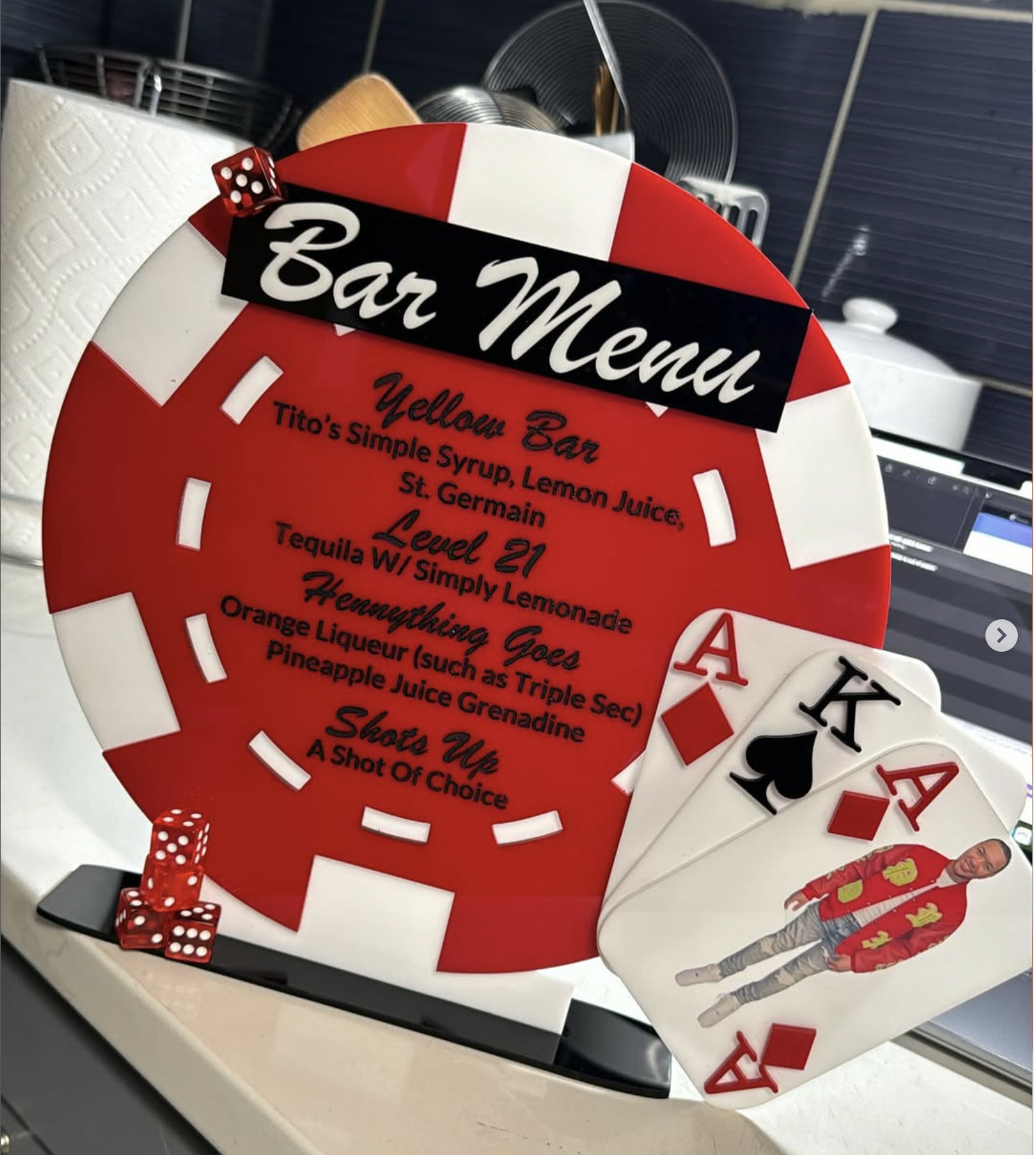 Restaurant Menu Display